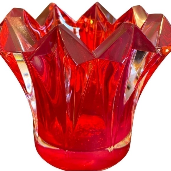 Mikasa Skyline red, candle holder, dramatic, excellent condition, no flaws - Picture 4 of 5